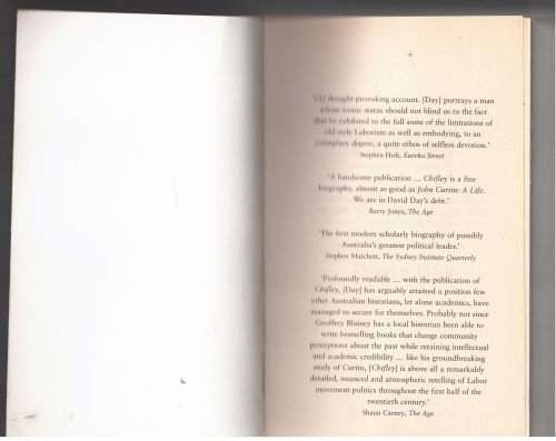 Chifley: A Life -- David Day