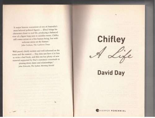 Chifley: A Life -- David Day