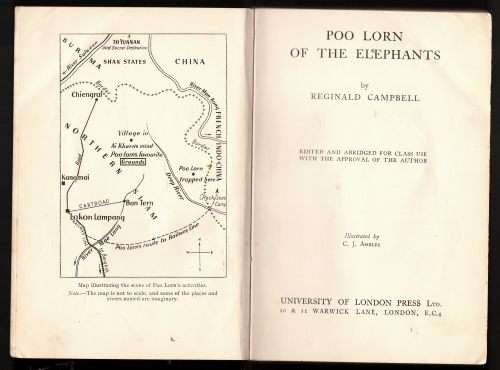 Poo Lorn of the Elephants: A novel -- Reginald Campbell
