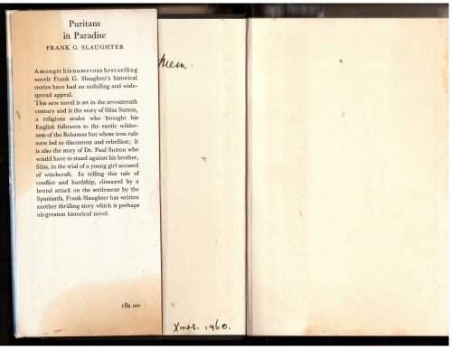 Puritans in Paradise: A Novel -- Frank G. Slaughter