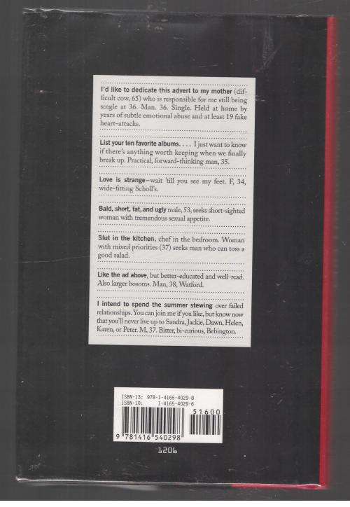 They Call Me Naughty Lola: Personal Ads from the London Review of Books  - David Rose