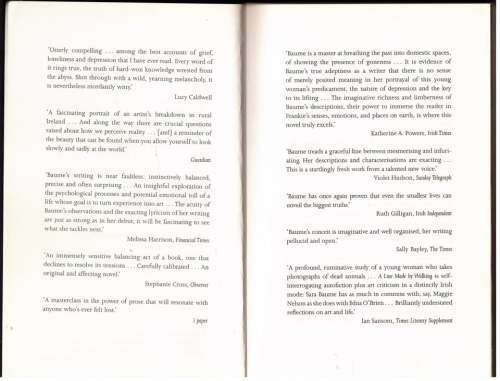 A Line Made by Walking: A Novel -- Sara Baume