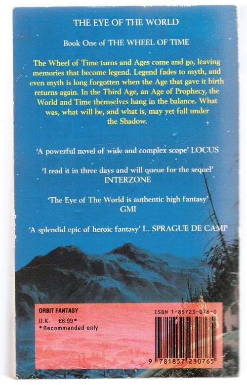 The Eye Of The World: Book 1 of the Wheel of Time -- Robert Jordan