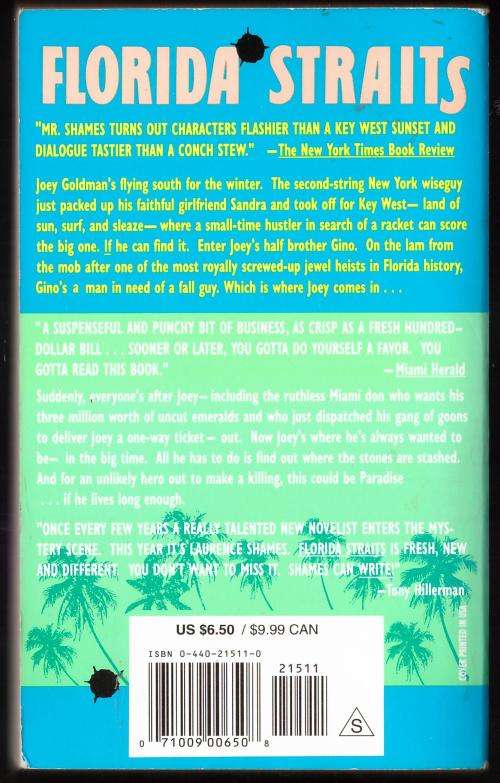 Florida Straits: A Novel -- Laurence Shames