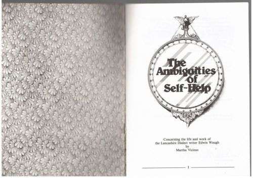 Edwin Waugh: Ambiguities of Self-help -- Martha Vicinus