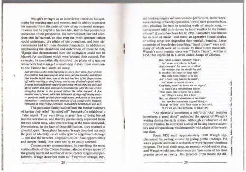 Edwin Waugh: Ambiguities of Self-help -- Martha Vicinus