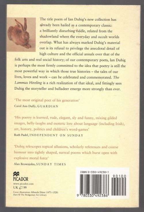 The Lammas Hireling  --  Ian Duhig