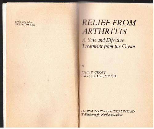 Relief from Arthritis  --  John E. Croft