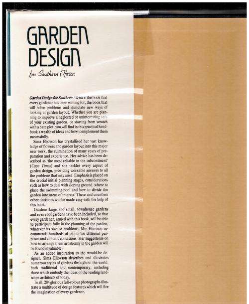 Garden design for Southern Africa - Sima Eliovson