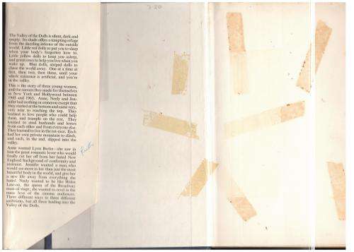 Valley of the Dolls -- Jacqueline Susann   **  1st Edition  **