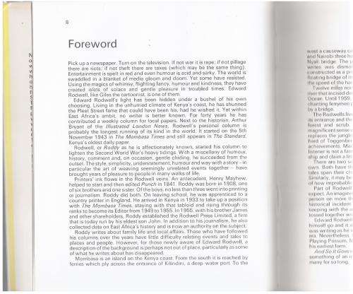 And So it Goes: Some of the Best of Edward Rodwell