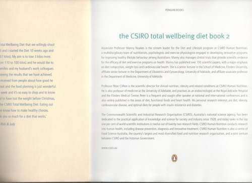 The CSIRO Total Wellbeing Diet, Book 2 -- Manny Noakes, Peter Clifton