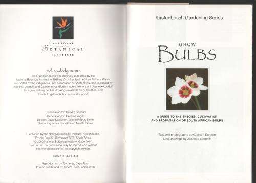 Grow Bulbs -- Graham Duncan