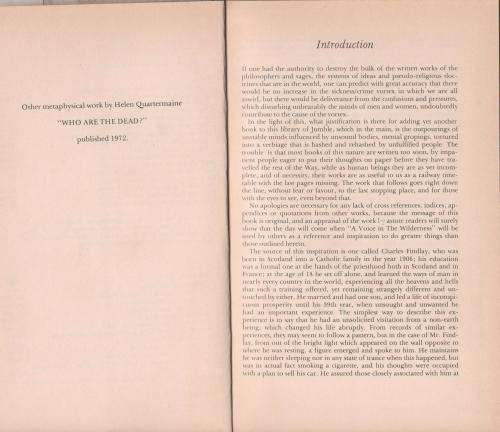 A Voice in the Wilderness -- Helen Quartermaine