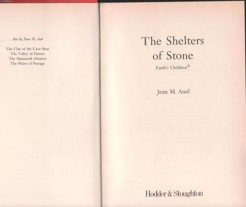 The Shelters of Stone -- Jean M. Auel