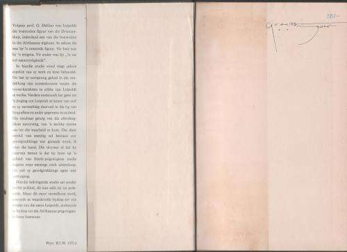 C.L. Leipoldt: n Studie In Stof-keuse, -verwerking en -ontwikkeling -- M.P.O. Burgers