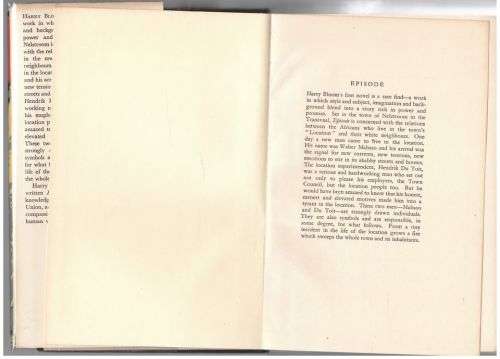 Episode -- Harry Bloom * 1st ed *