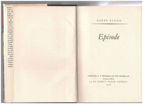 Episode -- Harry Bloom * 1st ed *