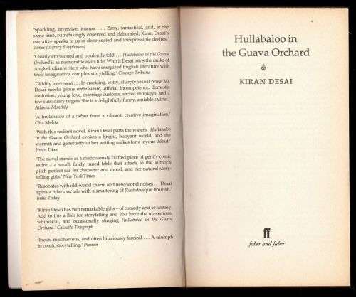 Hullabaloo in the Guava Orchard -- Kiran Desai