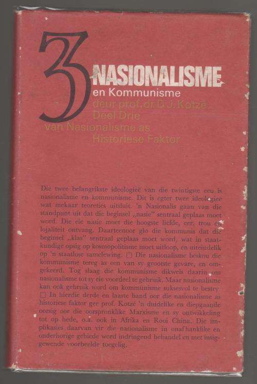 Nasionalisme en kommunisme (Nasionalisme as historiese faktor, Deel 3) -- D. J. Kotzé