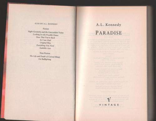 Paradise -- A. L. Kennedy