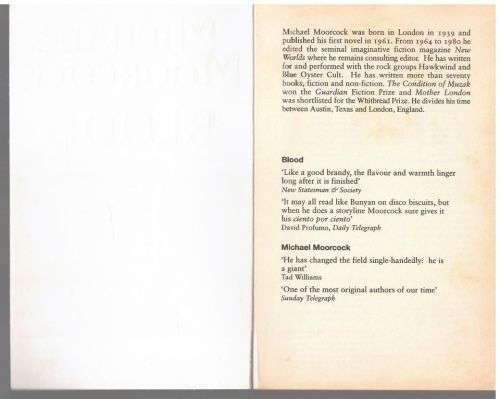 Blood: A Southern Fantasy -- Michael Moorcock