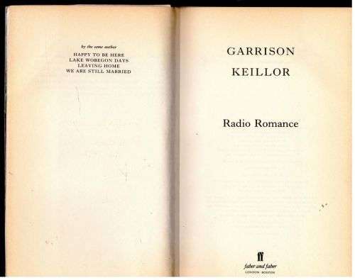 Radio Romance -- Garrison Keillor