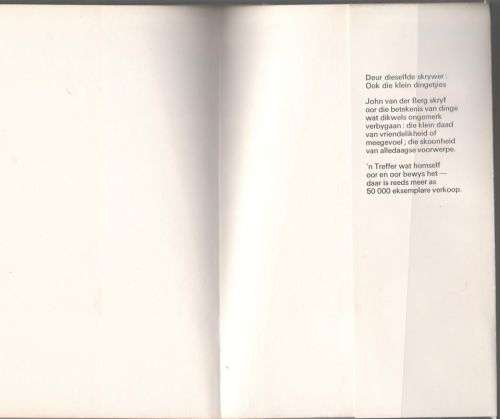 `n Rusplek langs die pad -- John Van der Berg