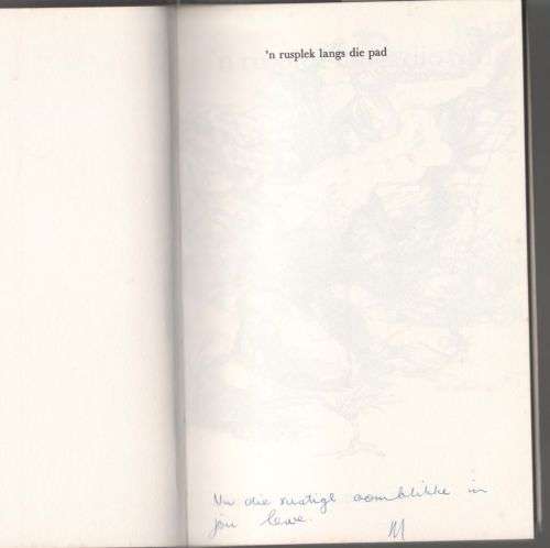 `n Rusplek langs die pad -- John Van der Berg