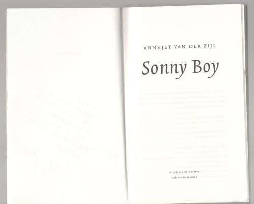 Sonny Boy -- Annejet van der Zijl
