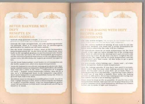 U Defy kookboek / Your Defy recipe book