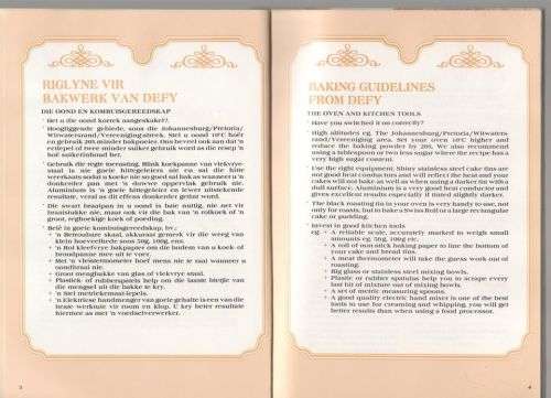 U Defy kookboek / Your Defy recipe book