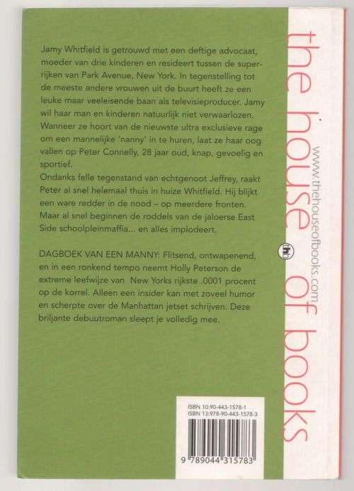 Dagboek van een manny -- Holly Peterson