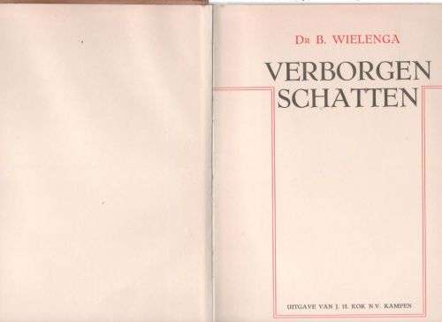 Verborgen schatten -- B. Wielenga