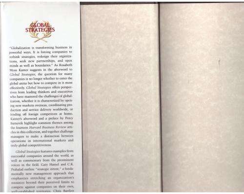 Global strategies: insights from the world`s leading thinkers