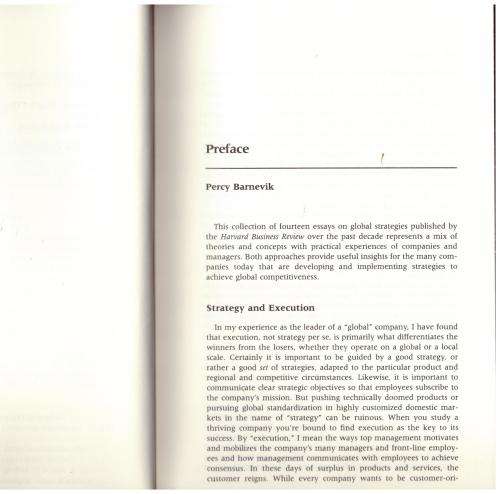 Global strategies: insights from the world`s leading thinkers