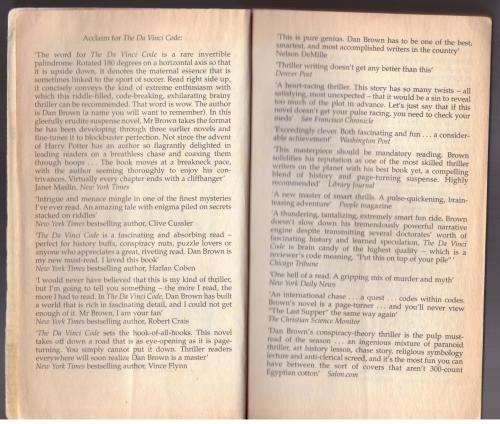 The Da Vinci Code -- Dan Brown