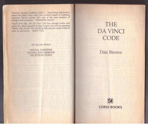The Da Vinci Code -- Dan Brown