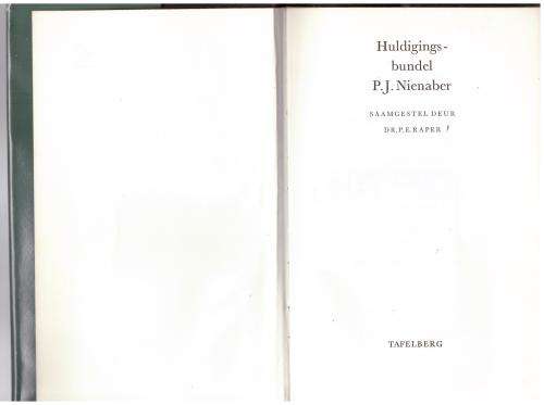 Huldigingsbundel P.J. Nienaber -- P.E. Raper [Samesteller]
