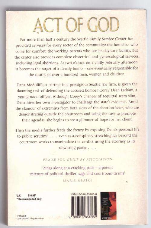 Act of God  --  Susan R Sloan