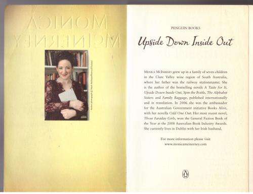 Upside Down Inside Out: A Novel -- Monica McInerney