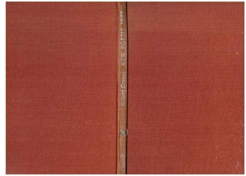 New Poems, 1962 -- Robert Graves