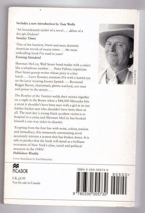 The Bonfire of The Vanities - Tom Wolfe