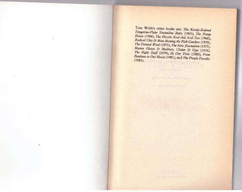 The Bonfire of The Vanities - Tom Wolfe