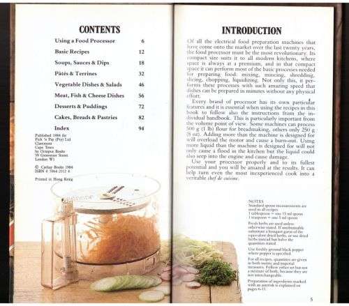 The Pick `n Pay Book of Food Processor Cooking -- Wendy Godfrey