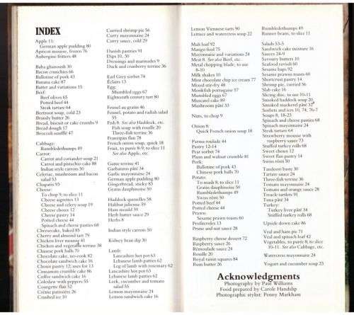 The Pick `n Pay Book of Food Processor Cooking -- Wendy Godfrey