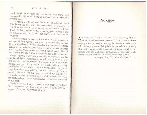 Lone Wolf: A Novel -- Jodi Picoult