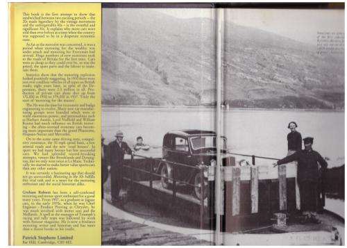 Motoring in the 30s -- Graham Robson