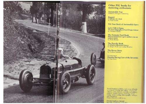 Motoring in the 30s -- Graham Robson