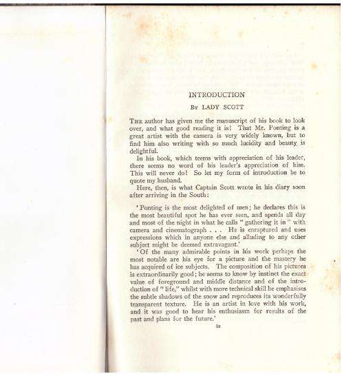 The Great White South: Or with Scott in the Antarctic -- Herbert G. Ponting